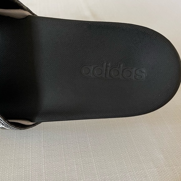 Adidas Synthetic Adilette Three Stripe Life Comfort Slides - Picture 11 of 17